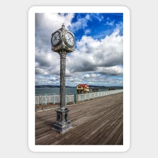 Mumbles Pier Centenary Clock Sticker